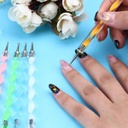 Bling Girl Nail Gel Art Dotting Tool Set 5Pcs [6308]