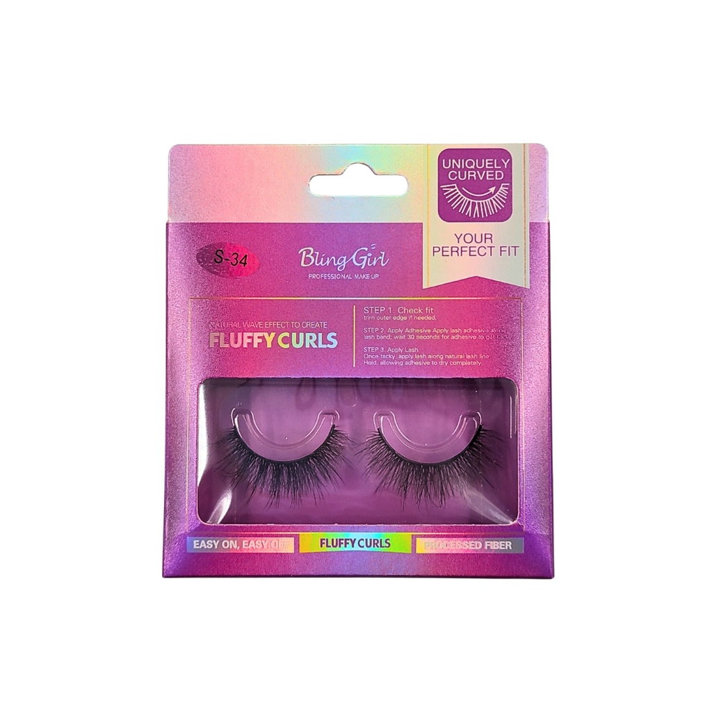 Bling Girl FLuffy Curl Lashes  [ S23MP81 ]