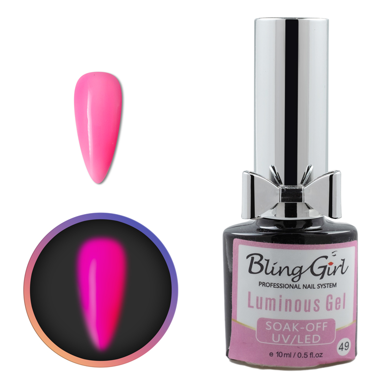 Bling Girl Luminous Gel Soak Off UV/LED 10ml #049 [2909]