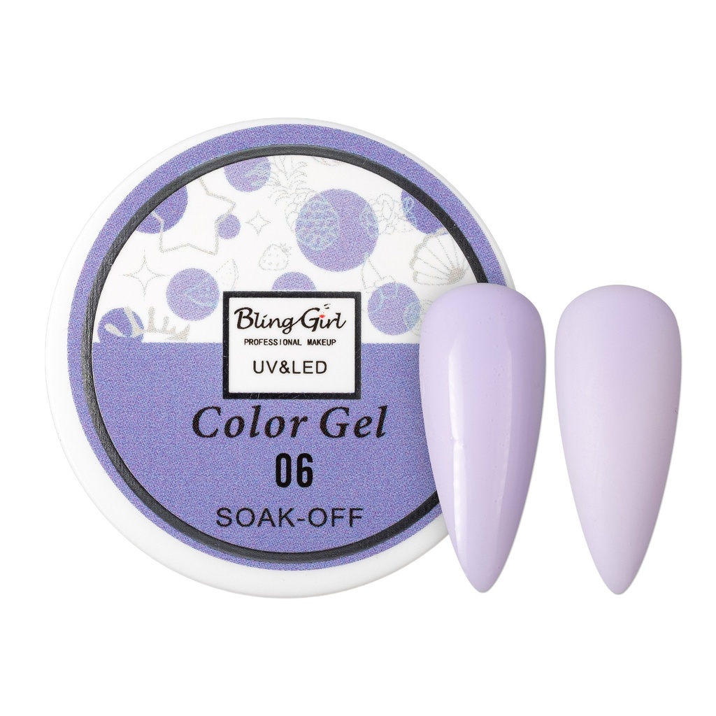 Bling Girl UV &amp; LED 2 IN 1 Colour and Art Gel Soak-Off #006 [1459]