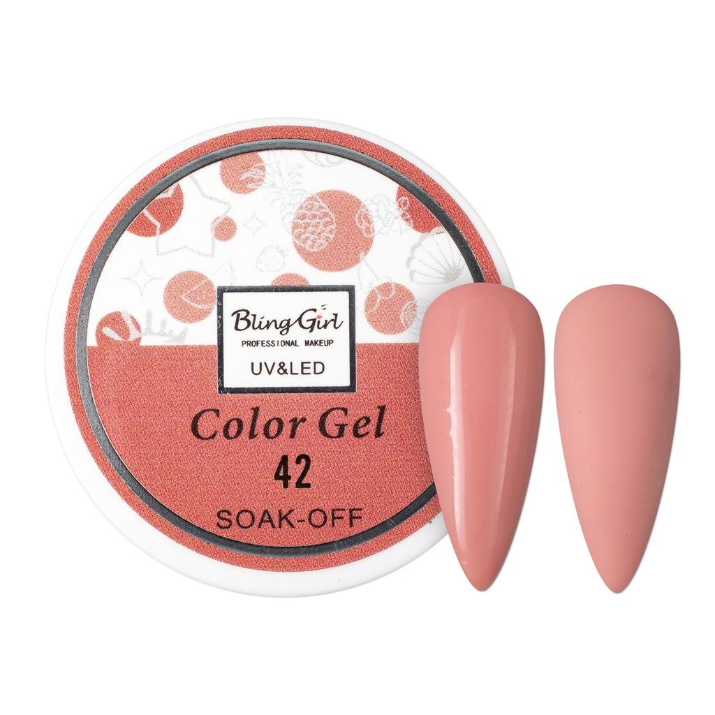 Bling Girl UV &amp; LED 2 IN 1 Colour and Art Gel Soak-Off #042 [1459]