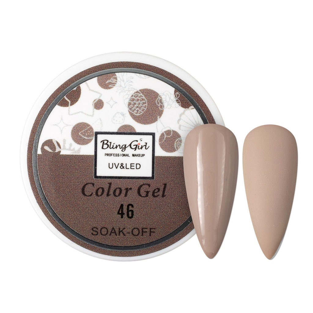 Bling Girl UV &amp; LED 2 IN 1 Colour and Art Gel Soak-Off #046 [1459]