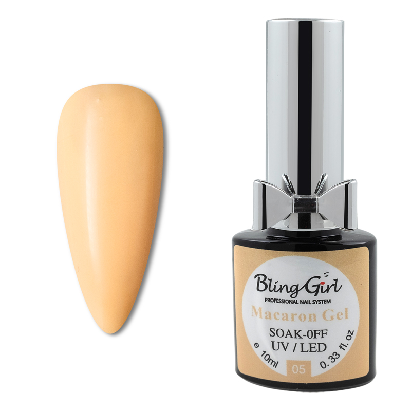 Bling Girl Macaron Gel Soak Off UV/LED 10ml #005 [4302]