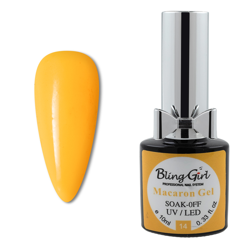 Bling Girl Macaron Gel Soak Off UV/LED 10ml #014 [4302]