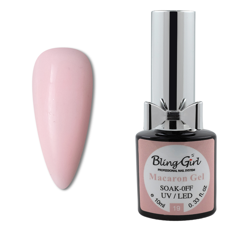 Bling Girl Macaron Gel Soak Off UV/LED 10ml #019 [4302]