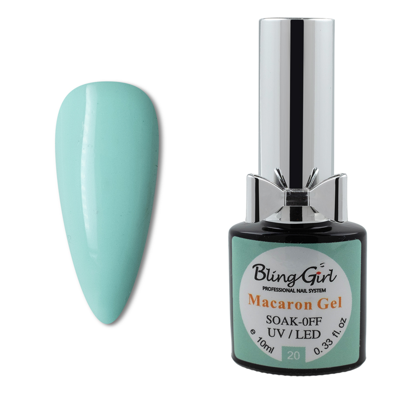 Bling Girl Macaron Gel Soak Off UV/LED 10ml #020 [4302]