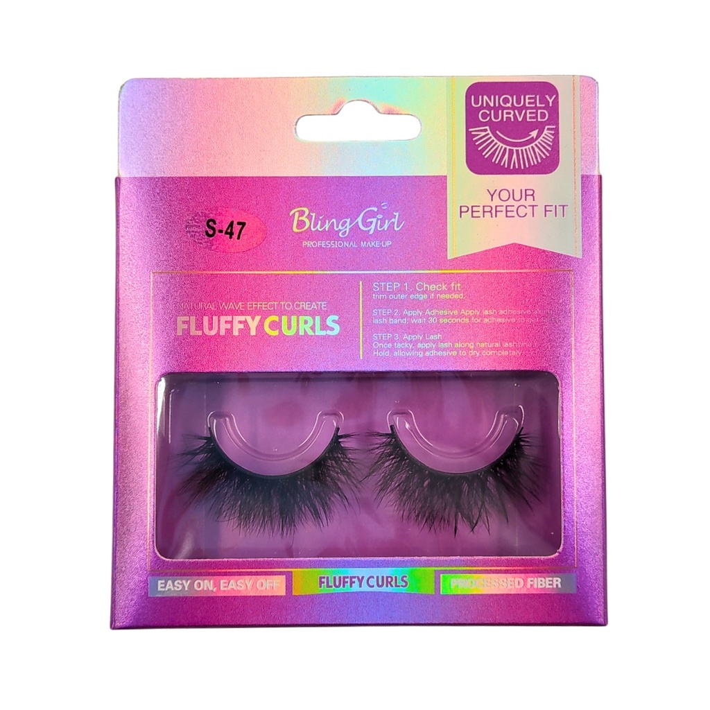 Bling Girl Fluffy Curl Lashes  [ S23MP81 ]
