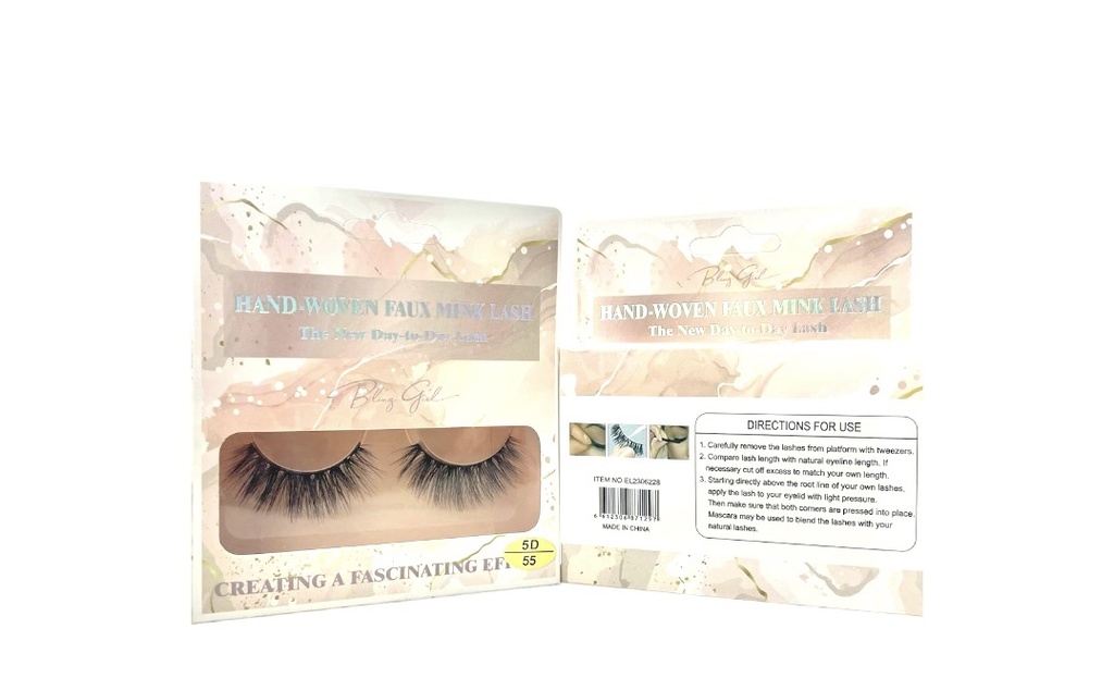 Bling Girl Hand-Woven Faux Mink Lash [S2308P06]