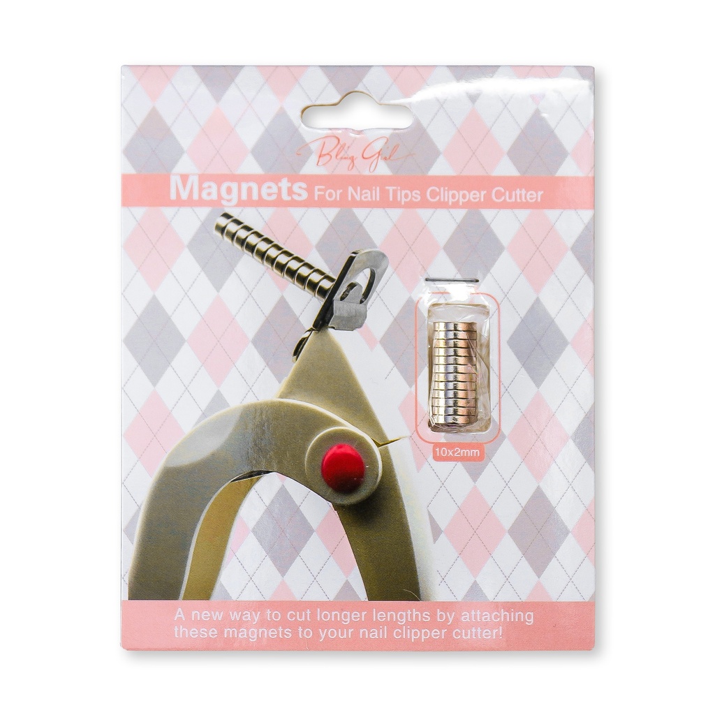 Bling Girl Magnets For Nail Tips CLipper Cutter[ R2310P46 ] 