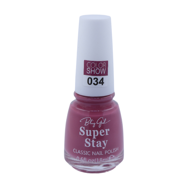 Bling Girl SUPER STAY CLASSIC NAIL POLISH18ml  #034[R2401P03]