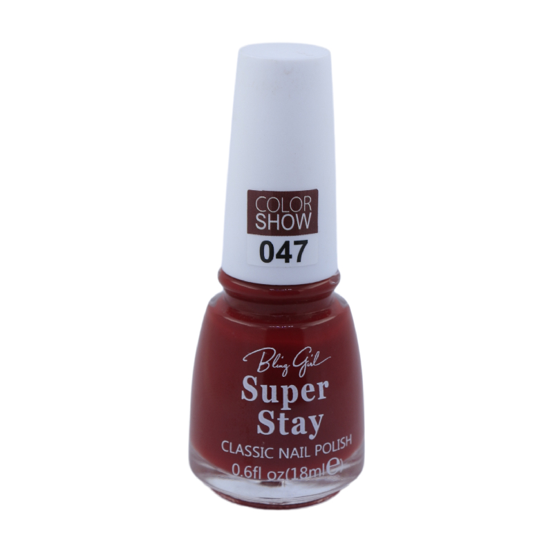 Bling Girl SUPER STAY CLASSIC NAIL POLISH18ml  #047[R2401P03]