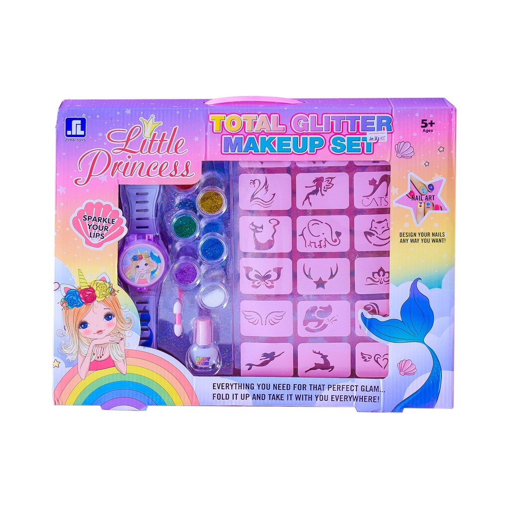 LITTLE PRINCESS TOTAL GLITTER MAKE UP SET[R2401P75]