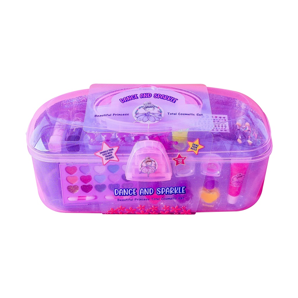 DANCE AND SPARKLE BEAUTIFUL PRINCESS TOTAL COSMETIC SET[R2401P77]