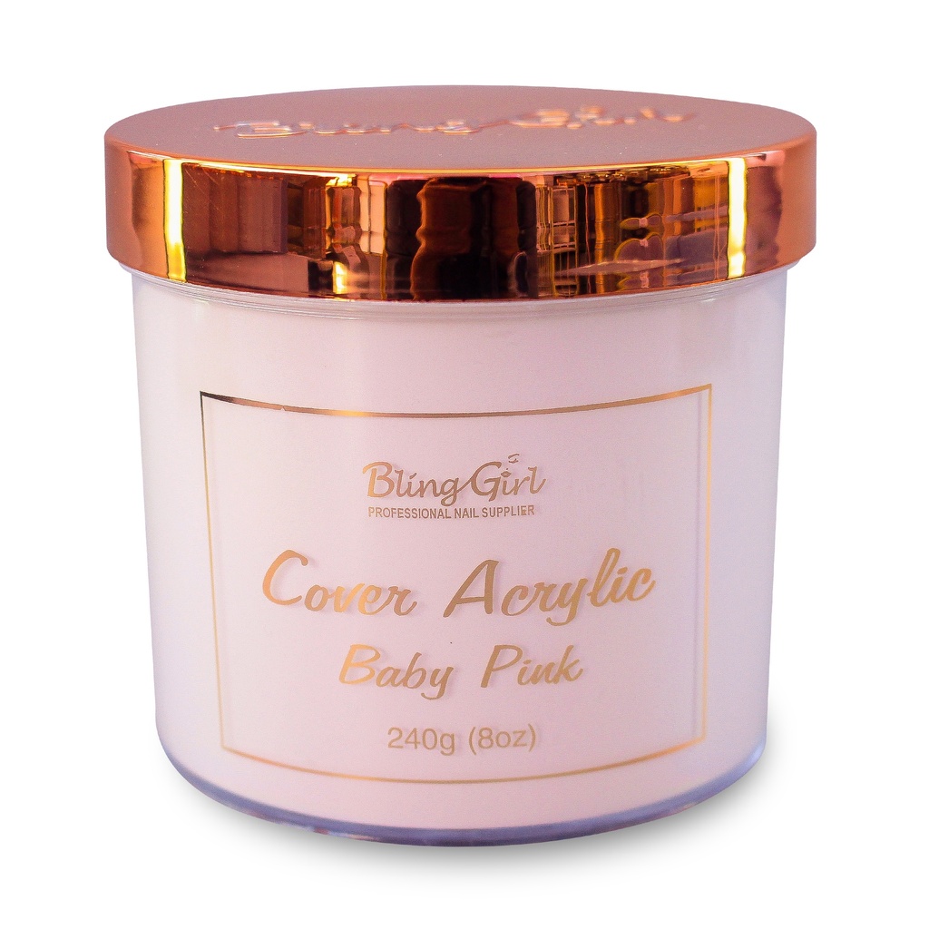 Bling Girl Acrylic Powder - Baby Pink 240G [S09P10]