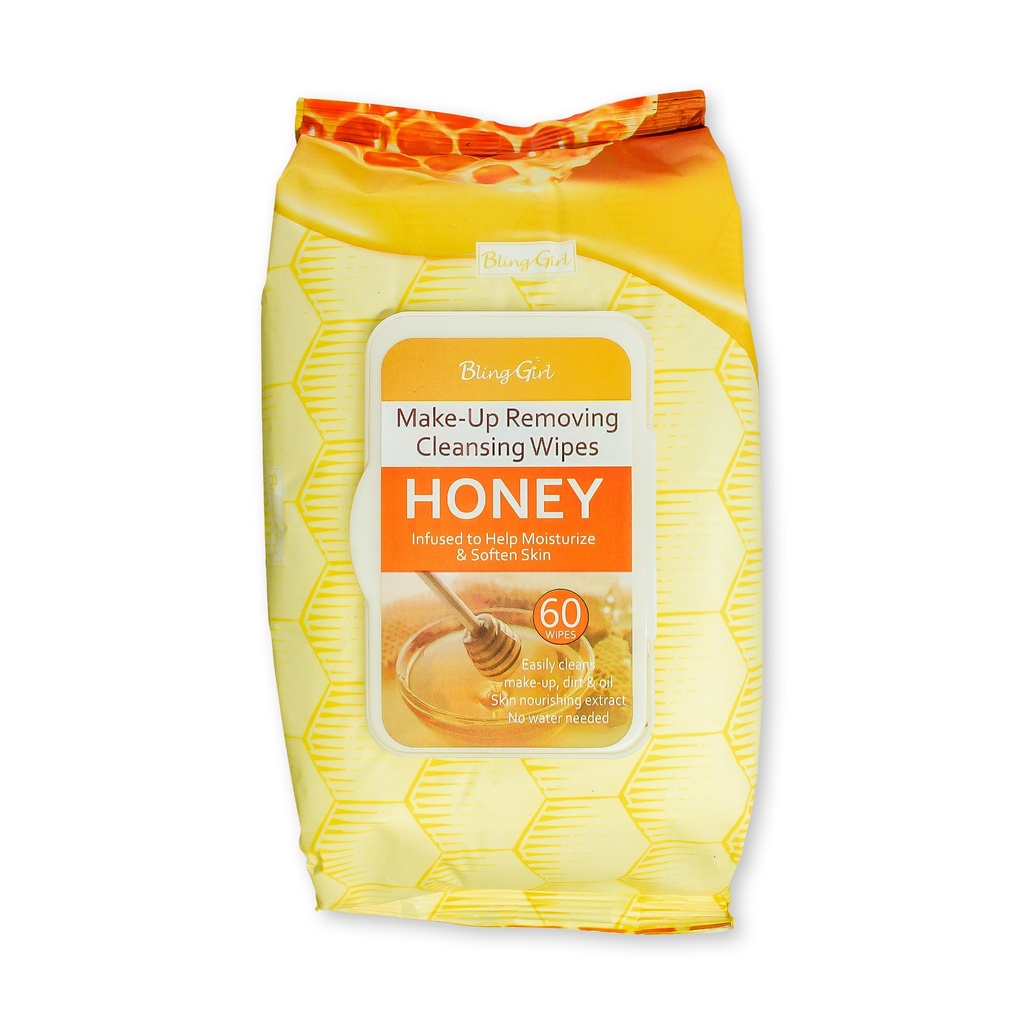 Makeup Removing Cleansing Wipes Honey 60PCS [S2408P07]