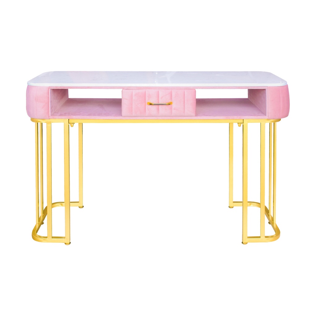 Pink Nail Tech Table [S2501P11]