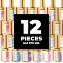 Cat Eye Gel 12 pieces - BUY ONE GET 12 FREE [S2503P02]