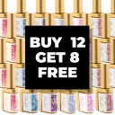 Cat Eye/Temperature/Glitter Gel 12PCS - GET 12 FREE [S2503P02]