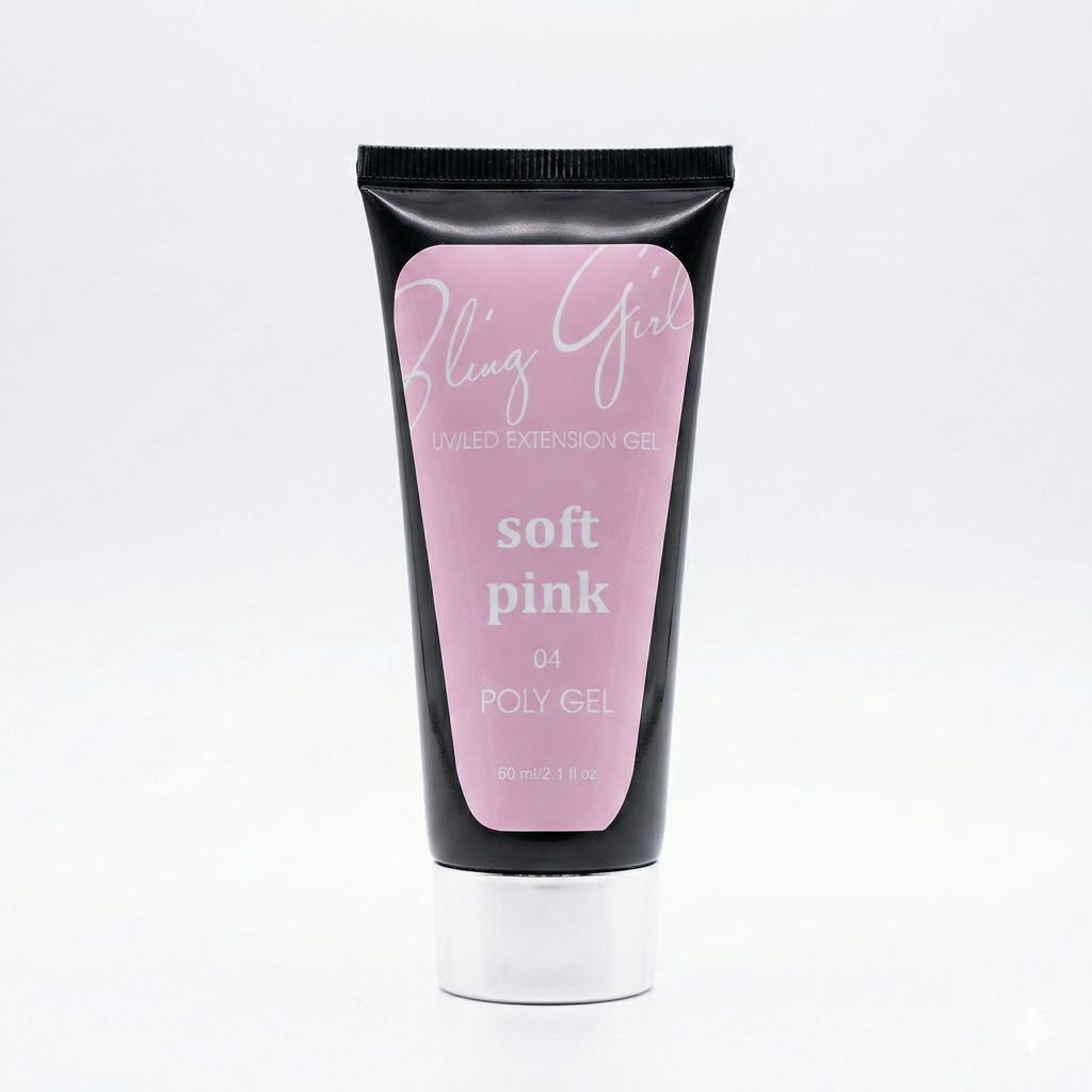 Innate Quick Building Poly Gel Soft Pink 60ml #004 [4850]