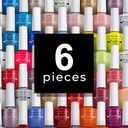 Colour Last Soak Off Gel Polish UV/LED Set 10ml*6Pieces [1228]