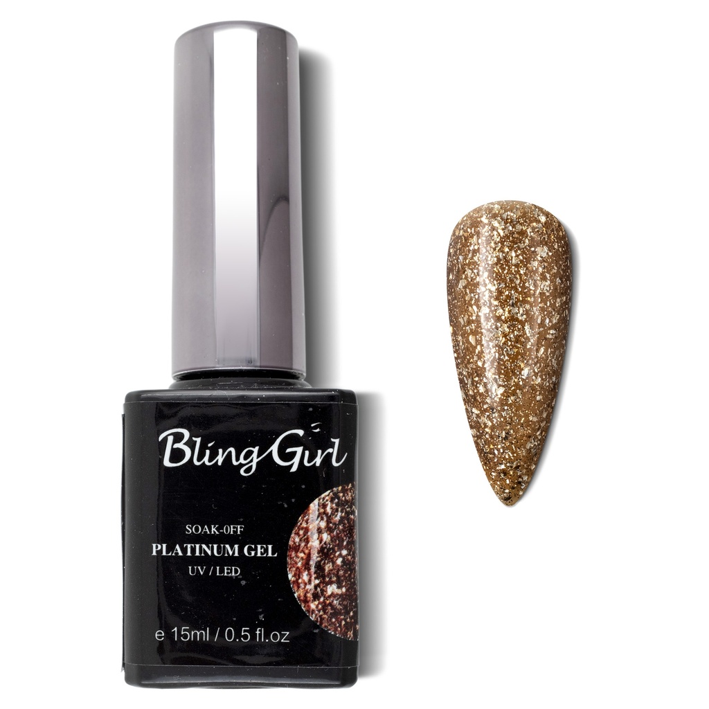Bling Girl Glamorous Platinum Gel 15ml #016 [3142]