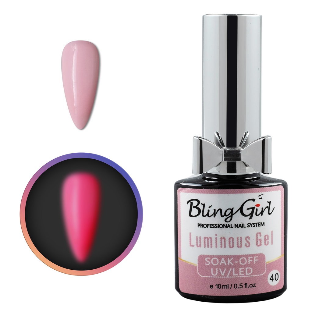 Bling Girl Luminous Gel Soak Off UV/LED 10ml #040 [2909]