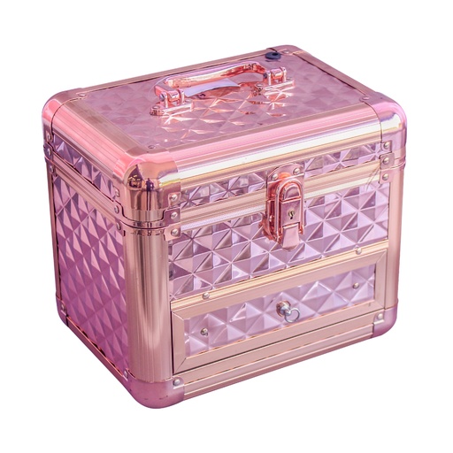 [6222107059505] Gold Mini Makeup Case [S2409P09]