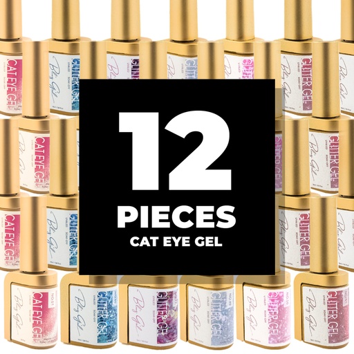 Cat Eye Gel 12 pieces - BUY ONE GET 12 FREE [S2503P02]