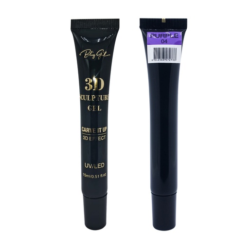 [6342503572597] 3D Sculpture Gel #04 - Purple [S2508P03]