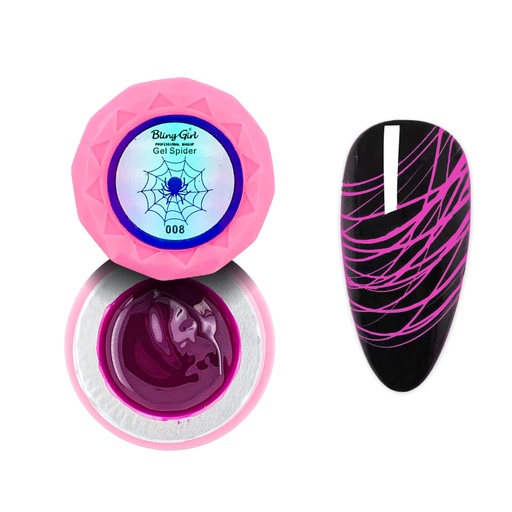 [6342111570251] Bling Girl Spider Gel 8 ml #008 [1148]