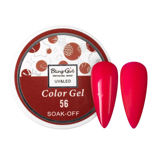 [6342108451832] Bling Girl UV &amp; LED 2 IN 1 Colour and Art Gel Soak-Off #056 [1459]