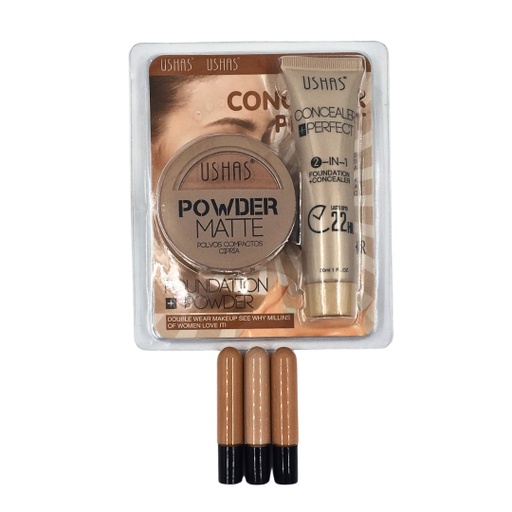 [6924372650509] Ushas Matte Powder &amp; Concealer [ S23AP82 ]