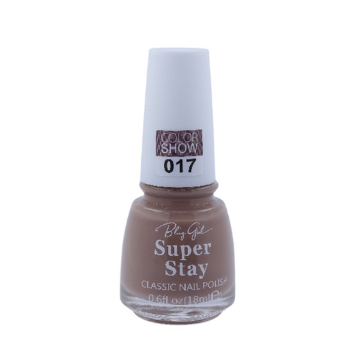 [6342112071856] Bling Girl SUPER STAY CLASSIC NAIL POLISH18ml #017[R2401P03]