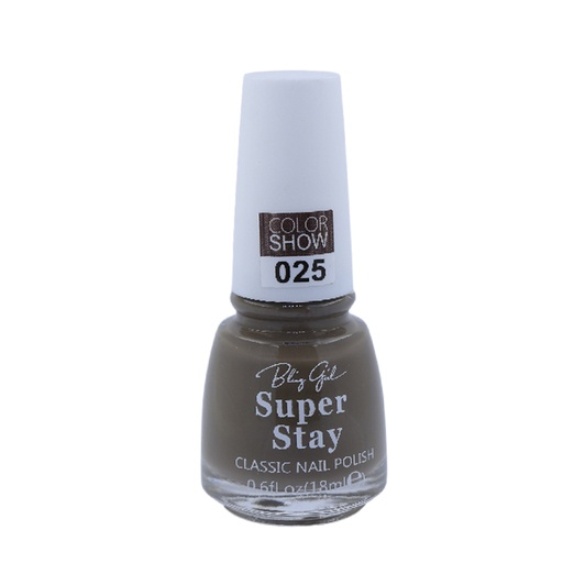 [6342112071856] Bling Girl SUPER STAY CLASSIC NAIL POLISH18ml  #025[R2401P03]