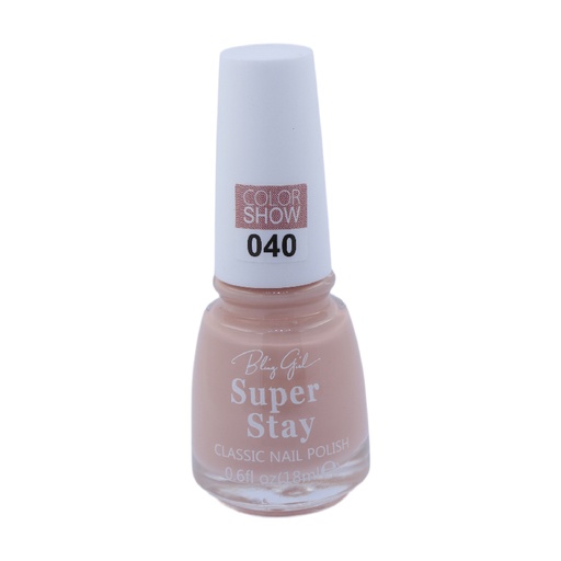 [6342112071856] Bling Girl SUPER STAY CLASSIC NAIL POLISH18ml  #040[R2401P03]