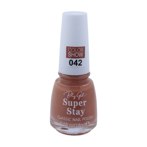 [6342112071856] Bling Girl SUPER STAY CLASSIC NAIL POLISH18ml  #042[R2401P03]