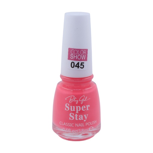 [6342112071856] Bling Girl SUPER STAY CLASSIC NAIL POLISH18ml  #045[R2401P03]