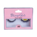 BLING GIRL  DIMENSIONAL3D FAUX MINK LASHES [R2402P25]