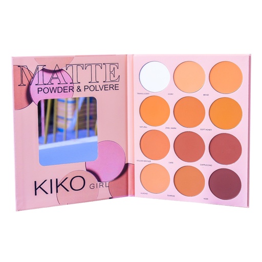 [6972393190856] Kiko Girl Matte Powder &amp; Polvere HD Flawless [S2404P38]