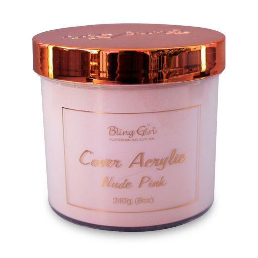 [6312203661976] Bling Girl Acrylic Powder - Cover Nude Pink 240G [S09P10]