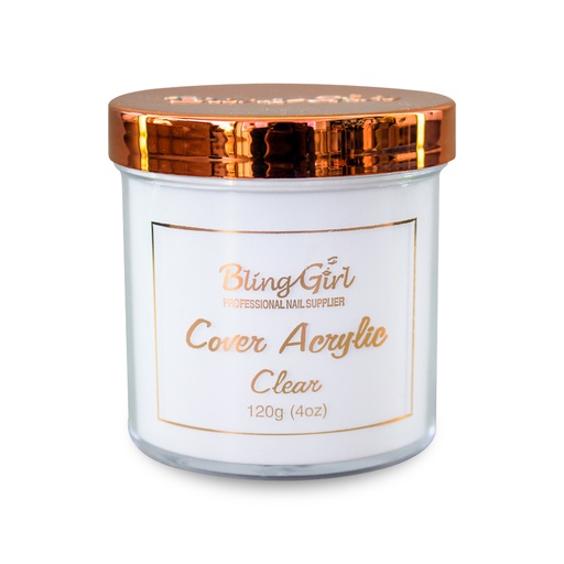 [6312001049808] Bling Girl Acrylic Powder - Cover Clear 120G [S09P10]
