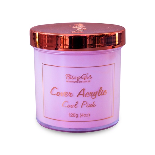 [6312001049808] Bling Girl Acrylic Powder - Cover Cool Pink 120G [S09P10]