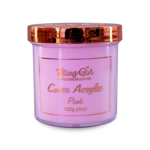 [6312001049808] Bling Girl Acrylic Powder - Cover Pink 120G [S09P10]