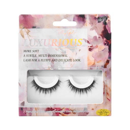 [6612401881252] Luxurious Eyelashes 8D - 12 [S2404P02]