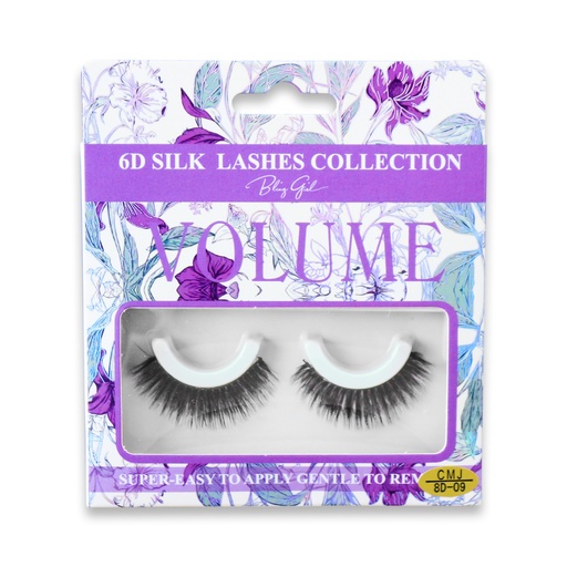 [6612401881399] 6D Silk Lashes Collection Volume 8D-09 [S2403P27]