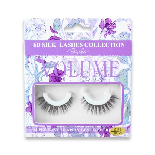 [6612401881399] 6D Silk Lashes Collection Volume 8D-25 [S2403P27]